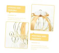 ELAYARD Boîte à Bonbons Citrouille Forgé Style Européen Boîte Cadeau Décorative Créative pour Mariage et Fête Porte Bonbons Original pour Ambiance Romantique et Halloween Couleur Marron