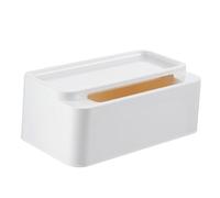 ELAYARD Boîte à Mouchoirs Portable Matériau Écologique et Facile à Nettoyer Rangement Pratique pour Papier Toilette et Serviettes Adaptée Maison et Bureau