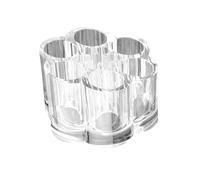 ELAYARD Boîte de Rangement Cosmétique Transparente Acrylique Compartimentée pour Lèvres et Gloss Organisateur Polyvalent pour Bureau et Coiffeuse