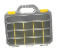 ELAYARD Boîte de Rangement Portable pour Outils et Composants Électroniques Capacité Spacieuse avec Séparateurs Amovibles Mallette Transparente Pratique pour Visserie et Accessoires