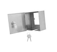ELAYARD Boîte Électrique Étanche Acier Inoxydable pour Prise Extérieure Protection Murale avec Serrure de Sécurité Résistante Aux Éclaboussures pour Chargeurs Électriques