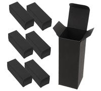 ELAYARD Boîtes à Emballage pour Rouge à Lèvres 50 Pièces 3,1 X 3,1 X 9 Cm Papier Cartonné Noir Épais Rangement Présent Boîte Cosmétique Emballage Pratique pour Maquillage Portable