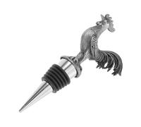 ELAYARD Bouchon de Bouteille de Vin en Métal Robuste Scellant Hermétique Réutilisable Design Coq Vintage Compatible Bouteilles Standard Accessoire pour Fêtes et Festivals
