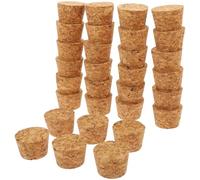ELAYARD Bouchons pour Bouteilles en Liège Coniques 30 Unités 2,6X2,1X2 CM pour Bouteilles de Boissons, Fermeture Hermétique, Adaptés aux Goulots Standards, Usage Bar et Maison