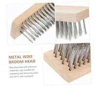 ELAYARD Brosse à Fil Acier Inoxydable Sans Manche Brosse de Nettoyage Désherbage et Élimination de Mousse pour Jardin Extérieur et Pratique