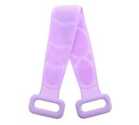 ELAYARD Brosse de Bain Silicone Exfoliante Double Face avec Longue Sangle pour Dos Serviette de Douce Antidérapante Accessoire de Bain pour Homme et Femme