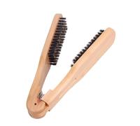 ELAYARD Brosse Lissante En Bois Forme v Brosse à Cheveux Antistatique Peigne à Lisser Cheveux Femmes Usage Professionnel Coiffage Quotidien