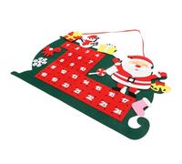 ELAYARD Calendrier de Feutre à Suspendre Décoration Murale de Noël Compacte et Calendrier DIY Garçon Fille pour Porte et Mur Ambiance Festive et Décorative