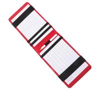 ELAYARD Carnet de Score de Golf Compact en PU Rose à Motif, Porte-Cartes de Score Élégant, Bloc-Notes Portable pour Enregistrement des Partitions, Accessoire Golf Pratique