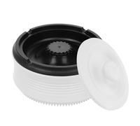 ELAYARD Cendrier Automatique Petit en Plastique Ivoire Blanc, Filtre Purificateur d'air Intégré, Détection Intelligente, pour Maisons, Bureaux Et Voitures, Modèle Rechargeable