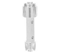 ELAYARD liquet Double pour Bonde en Alliage d'Aluminium Renforcé, Outil Extension Bilatérale et Marteau Intégré, Usage Plomberie pour Évier, Bain et Salle de Bain