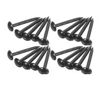 ELAYARD Clous Décoratifs pour Tapisserie 5X17 MM Noirs, 200 Pièces, Punaises Murales Meubles à Tête Ronde, Clous de Tapissier Robustes pour Canapé, Fixation Sécurisée et Usage Décoratif