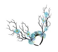 ELAYARD Couronne De Fleurs Artificielles Bandeau Branches Naturelles Avec Fleurs Pour Déguisements Et Décorations Accessoire Photo Élégant