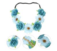 ELAYARD Couronne de Fleurs Cheveux Femme Bohème Ajustable avec Ruban pour Mariage Festival Fête Bandeau Floral Élégant pour Femmes et Filles Décoration Coiffure Printemps
