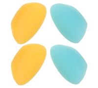 ELAYARD Coussinet Repose-Pouce en Silicone Lot de 4 Pièces Protège-Doigts pour Flûte et Clarinette Couleurs Bleu Ciel et Jaune Accessoire Antidérapant pour Confort et Protection des