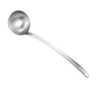 ELAYARD Cuillère à Soupe en Acier Inoxydable 304 Louche à Trous pour Égouttage Cuillère Cuisine Antirouille Manche Long pour Service en Toute Sécurité 1 Pièce pour Préparation et