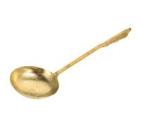 ELAYARD Cuillère Laiton Longue pour Peinture Sucre Traditionnelle Chinoise Cuillère Professionnelle Ergonomique pour Festivals Vente Ambulante et Préparation Café Thé Dessert