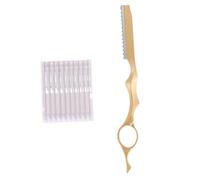 ELAYARD Cutter Manuel pour Coiffure avec Lame Remplaçable Rasoir Effileur Tranchant à Poignée Ergonomique Kit Professionnel pour Coupe Précise des Cheveux