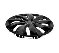 ELAYARD de Roue avec Anneau Acier Décoratif Couvre Moyeu pour Voiture Camion SUV Accessoire Auto Extérieur Noir