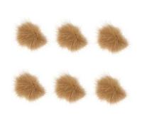 ELAYARD Décorations d'Ongles Pompons Magnétiques 6 Pièces Accessoires Nail Art Amovibles Faciles à Nettoyer pour Manucure Créative et Partage Entre Proches