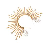 ELAYARD Diadème De Mariée Élégant Pour Femme Couronne De Déesse Fashionable Pour Mariages Et Fêtes Accessoire De Cheveux