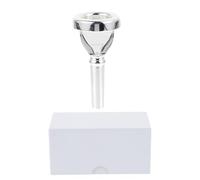 ELAYARD Embouchure de Cor d'Harmonie en Laiton Argenté Surface Lisse Accessoire Pratique pour Klaxon Portable Fourniture d'Instrument de Musique Adapté aux Performances d'Orchestre