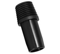 ELAYARD Embout Fileté Métal Noir Compatible Rallonges pour Manches de Balai et Pinceau, Connecteur Allemand pour Tige Droite Télescopique, Adaptateur de Remplacement 1 Pièce, Outil