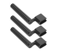 ELAYARD Enrouleur de cordes de ukulélé 3pcs ABS compact pour guitare et ukulélé pour passionnés d'instruments de musique