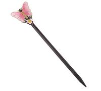 ELAYARD Épingle à Cheveux Chinoise Bois Classique Accessoire Traditionnel Hanfu Fleur Décorative Élégante Handmade pour Chignon et Coiffure Féminine