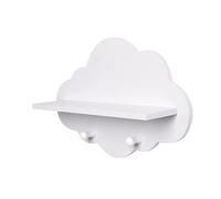 ELAYARD Étagère D'Entrée avec Patères Crochets pour Vêtements Étagère Murale avec Crochets Porte-Serviettes Style Rustique Crochets pour Suspendre Les Vêtements Jolis Patères