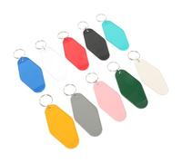 ELAYARD Étiquettes à Bagages Porte-clés en Plastique et Fer, 10 Pièces Multicolores, Petites Dimensions, Légères et Résistantes, Identifiants Clés Pratiques pour Paquet Couleur Aléatoire