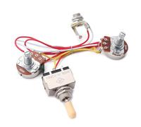 ELAYARD Faisceau Câblage Guitare Électrique Pré-câblé avec Potentiomètre Volume Tonalité et Interrupteur à Bascule Harnais Compatible Remplacement Guitare