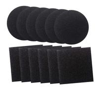 ELAYARD Filtres à Charbon pour Poubelle Et Bac à Compost Cuisine 12 Pièces Coton Filtrant Haute Absorption Élimination des Odeurs Rechange Pratique pour Maison Cuisine
