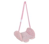 ELAYARD Hamac de Pied Confortable pour Voiture avec Design Lapin Rose Support Réglable Antidérapant pour Siège Arrière Accessoire Voyage Longue Route pour Suv Camion Rv