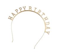 ELAYARD Haut De Tête Alliage Doré Pour Anniversaire Accessoire De Fête Pour Filles Bandeau Léger Et Décoratif Pour Animer Les Célébrations Et Créer Une Ambiance Joyeuse