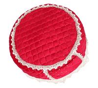 ELAYARD Housse de Batterie Chinoise 12 Pouces Rouge Épaisse Anti-Poussière Rangement pour Baguettes Couverture Insonorisante pour Tambour Traditionnel Paquet de Protection Portable pour