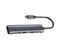 ELAYARD Hub USB Type-c Multiprise Multi Ports Haute Vitesse Réplicateur USB C pour Ordinateur Portable Compact et Portable
