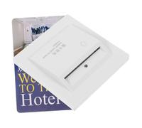 ELAYARD Interrupteur à Carte pour Hôtel avec Retard Dextinction Commande Électrique à Carte Blanche pour Chambres Dhôtes et Dortoirs