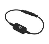 ELAYARD Interrupteur Tactile Gradateur LED pour Bande Lumineuse Monochrome Contrôleur à Faible Consommation Compatible Dc et Puissance Fonction Dimming Simple par Toucher