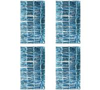 ELAYARD Jupes de Table à Franges en Guirlande Métallisée 4 Pièces 275 X 75 Cm Bleu Clair pour Décoration Festive Anniversaire Mariage Carnaval et Fête