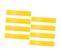 ELAYARD Kit De Marquage De Terrain De Basketball Et Tennis, Marqueurs De Position Plats PVC Jaune, Lot De 8, Aides à L'entraînement pour Football Et Sports D'agilité