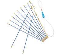 ELAYARD Kit de Tire Câbles Électrique Fibre de Verre pour Électriciens Outil de Tirage de Fils et Sécurisé pour Pose Câbles Mur et Conduit