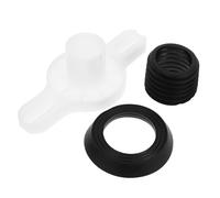 ELAYARD Kit d'Installation pour Urinoir Mural en Plastique Raccord d'Évacuation pour Toilettes Joint Étanche Support Métallique Robuste Accessoire de Réparation pour Usage Domestique