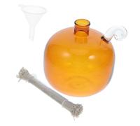 ELAYARD Lampe à Huile Verre Borosilicate Réutilisable Flamme Claire sans Fumée Modèle pour Usage Intérieur Décoration Moderne Polyvalente