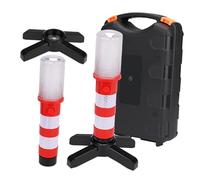 ELAYARD Lampe de Travail LED Rouge Multifonction pour Route avec Support Détachable Lumière de Sécurité Visible à Portable et Rechargeable pour Voiture Camion et