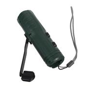 ELAYARD Lampe Torche Multifonction à Manivelle Portable avec Radio Intégrée Alarme Sos et Lumière LED Puissante pour Camping Randonnée et Urgences Extérieures