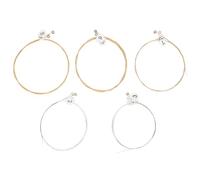 ELAYARD Lot de 10 Cordes Métalliques de Rechange pour Lyre, Accessoires pour Instruments de Musique, Remplacement Solide et Précis pour Lyres Classiques, Adapté aux Musiciens Débutants