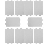 ELAYARD Lot de 10 Feuilles de Mica Isolantes Résistantes la Chaleur, Plaques de Guide D'ondes pour Four à Micro-ondes, Accessoires de Remplacement pour Cuisson Sécurisée et Protection
