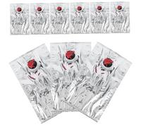 ELAYARD Lot de 10 Pochettes à Vin Rechargeables 1l avec Valve à Clapet, Design Étanche et Pratique en Matériau NY Vmpet PE pour Activités Extérieures et Bars