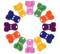 ELAYARD Lot de 12 Ouvre-Boîtes Multifonctions en Plastique Petit Ouvre-Bouteilles Portable Poignée Antidérapante Compatible Canettes et Bouteilles Cuisine Pique-Niques et Voyage